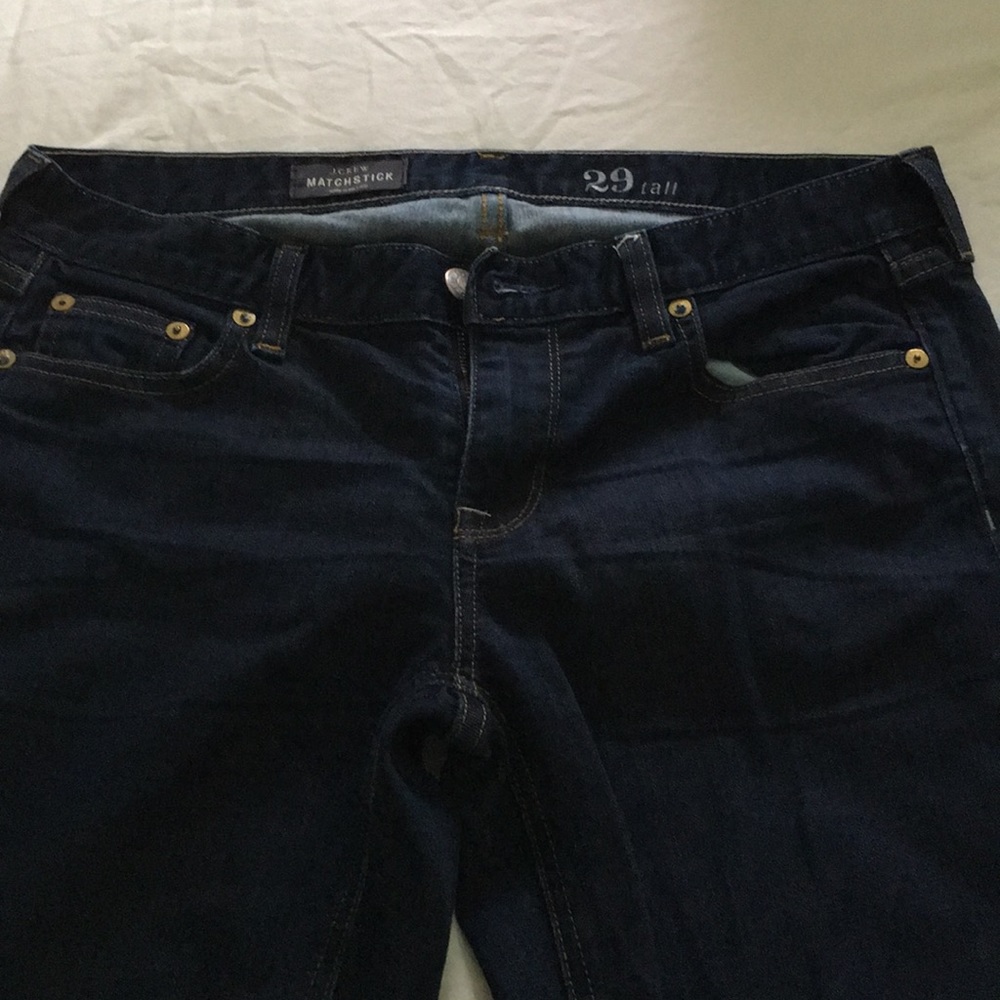 J Crew Matchstick Skinny Jeans 29 Tall